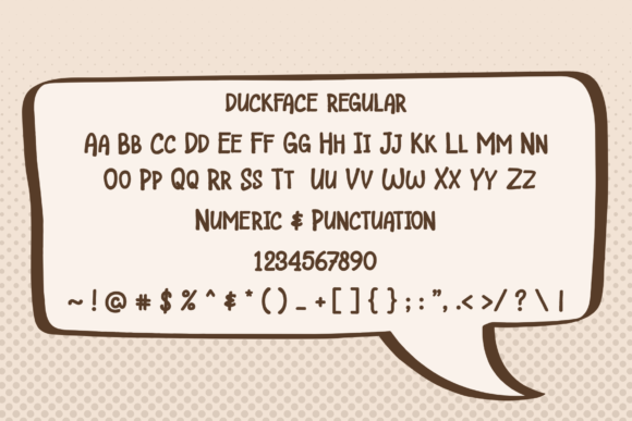 Duckface Font - Preview 5
