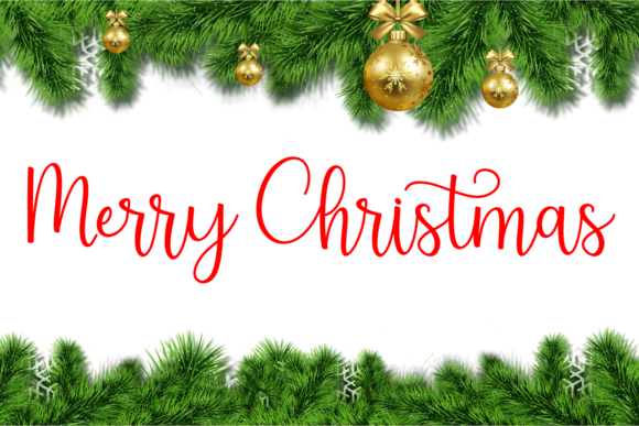 Last Christmas Script Font PNG with transparent background - Preview 3