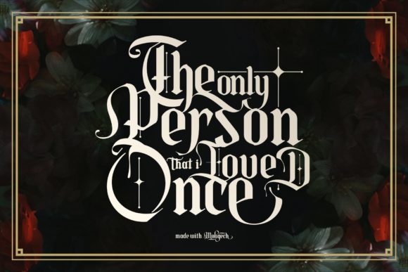 Mokgech Font PNG with transparent background - Preview 1