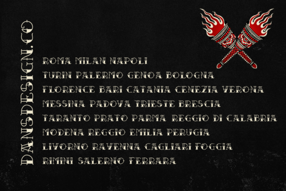Pinders Font PNG with transparent background - Preview 4