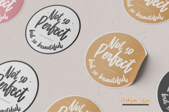 Problem Solver Font PNG with transparent background - Preview 2