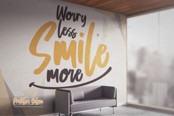 Problem Solver Font PNG with transparent background - Preview 4