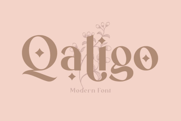Qaligo Font PNG with transparent background - Preview 2