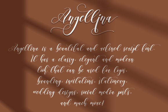 Angellina Font - Preview 1