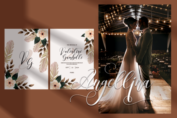 Angellina Font - Preview 3
