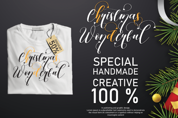 Christmas Wonderful Font - Preview 2