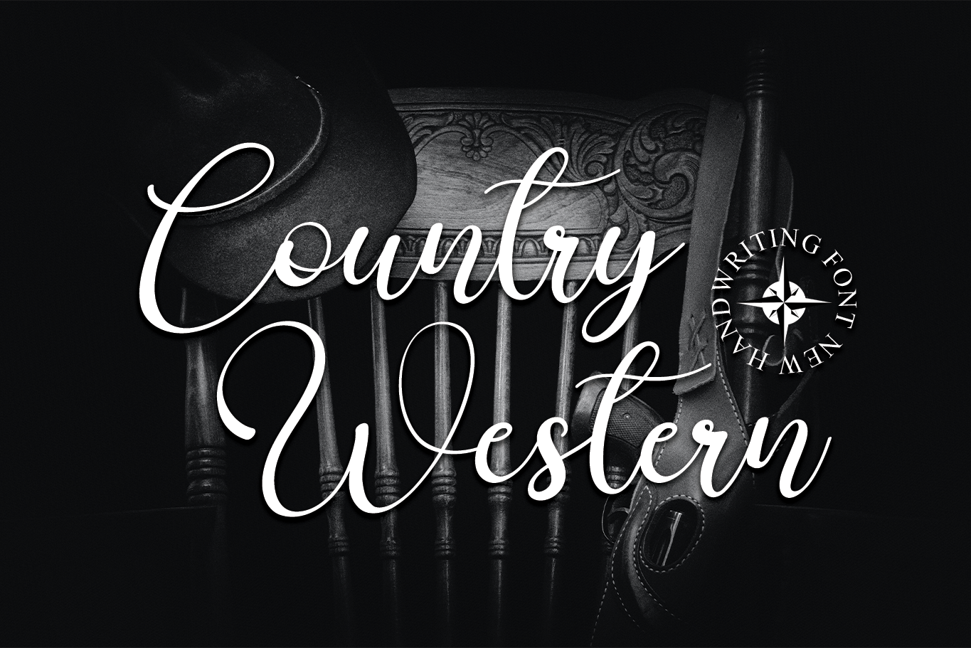 Country Western preview: sophisticated handwritten font