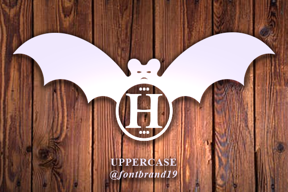Cute Bat Halloween Font - Preview 2