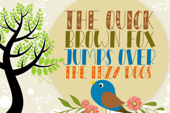 Forest Glamor Font PNG with transparent background - Preview 2