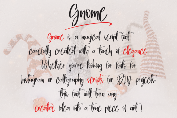 Gnome Font - Preview 1