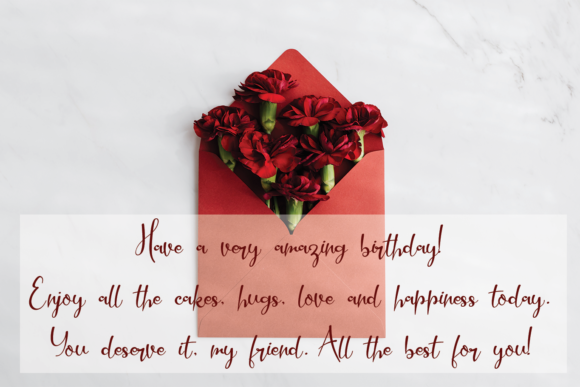 Happy Birthday Font - Preview 3