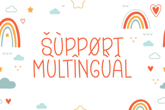 Hello Rainbow Font - Preview 1