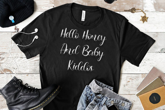 Honey Lovely Font PNG with transparent background - Preview 2