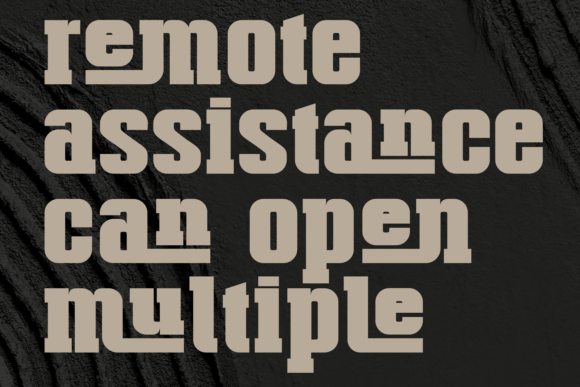 Largely Define Font font preview - 2