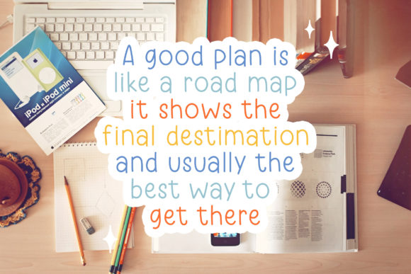 Life Planner Duo Font PNG with transparent background - Preview 2