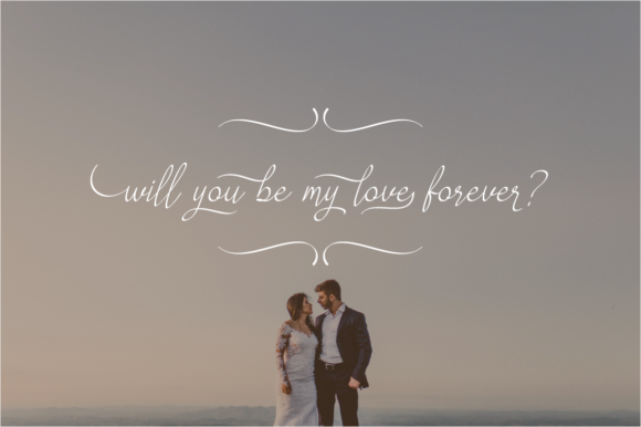 Lovely Dovely Font PNG with transparent background - Preview 2