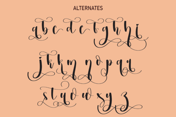 Pumpkin Font PNG with transparent background - Preview 6