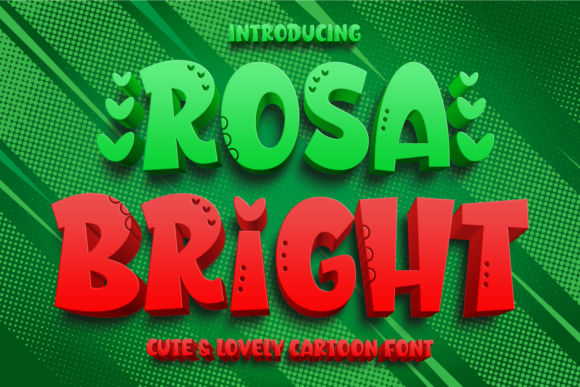 Rosa Bright Display Font By Creative Fabrica Fonts