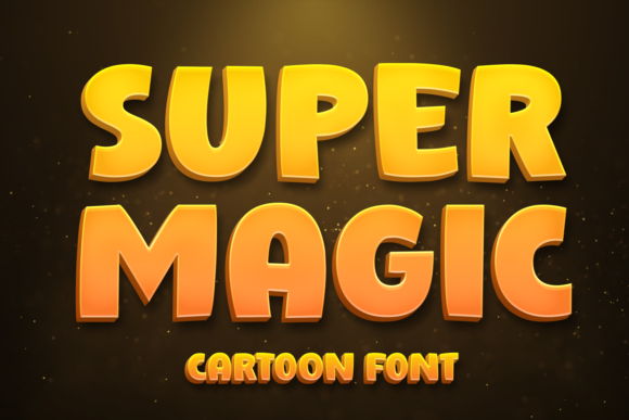 Super Magic Display Font By Creative Fabrica Fonts
