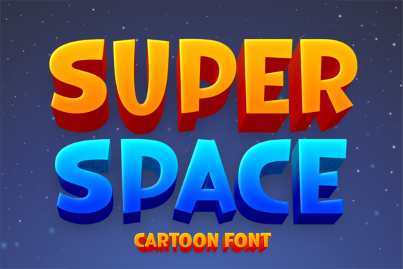 Super Space Display Font By Creative Fabrica Fonts