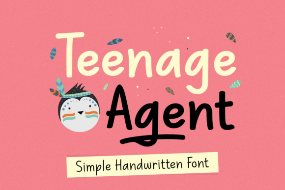 Teenage Agent Script & Handwritten Font By Creative Fabrica Fonts