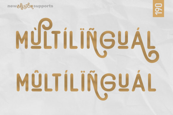 Brustoni Font - Preview 1