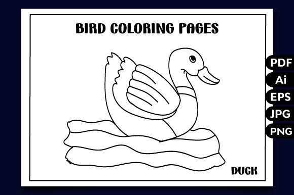 Bird Coloring Pages-10