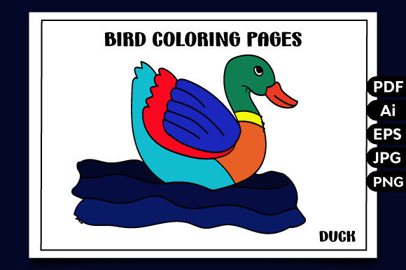 Bird Coloring Pages-11
