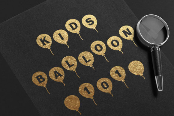 Balloon Font - Preview 1