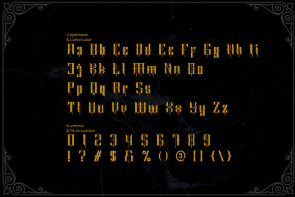 Black Sting Font - Preview 3