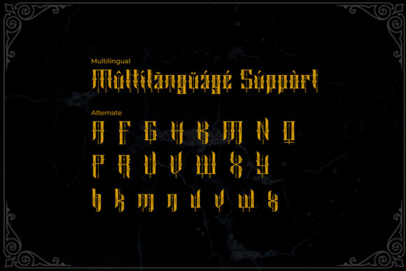 Black Sting Font - Preview 5