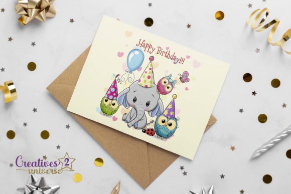 CF13HBDay_Birthday Flat Card + Envelope