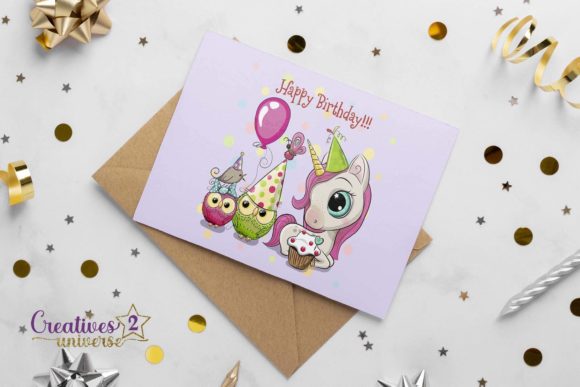 CF14HBDay_Birthday Flat Card + Envelope
