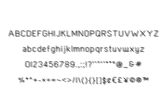 Double Vision Font - Preview 3