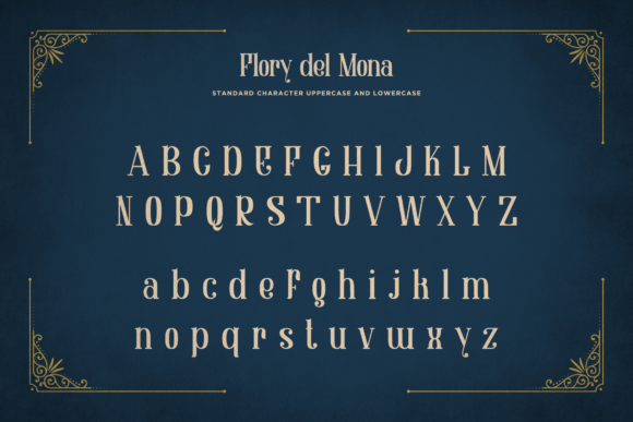 Flory Del Mona Font PNG with transparent background - Preview 6