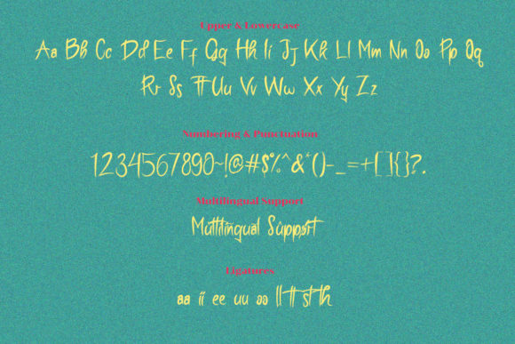 Glazettio Font - Preview 4