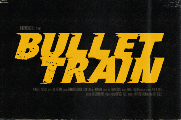 Hot Pursuit Font PNG with transparent background - Preview 5