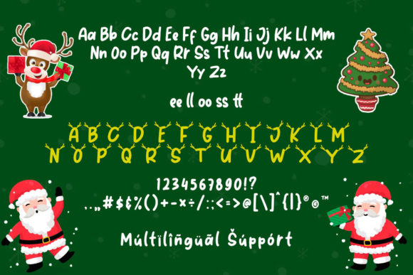 Little Deer Font PNG with transparent background - Preview 6