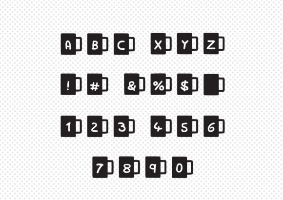 Play Mug Font PNG with transparent background - Preview 1
