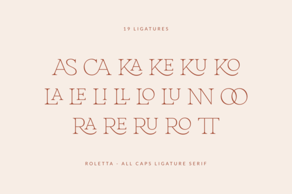 Roletta Font PNG with transparent background - Preview 5