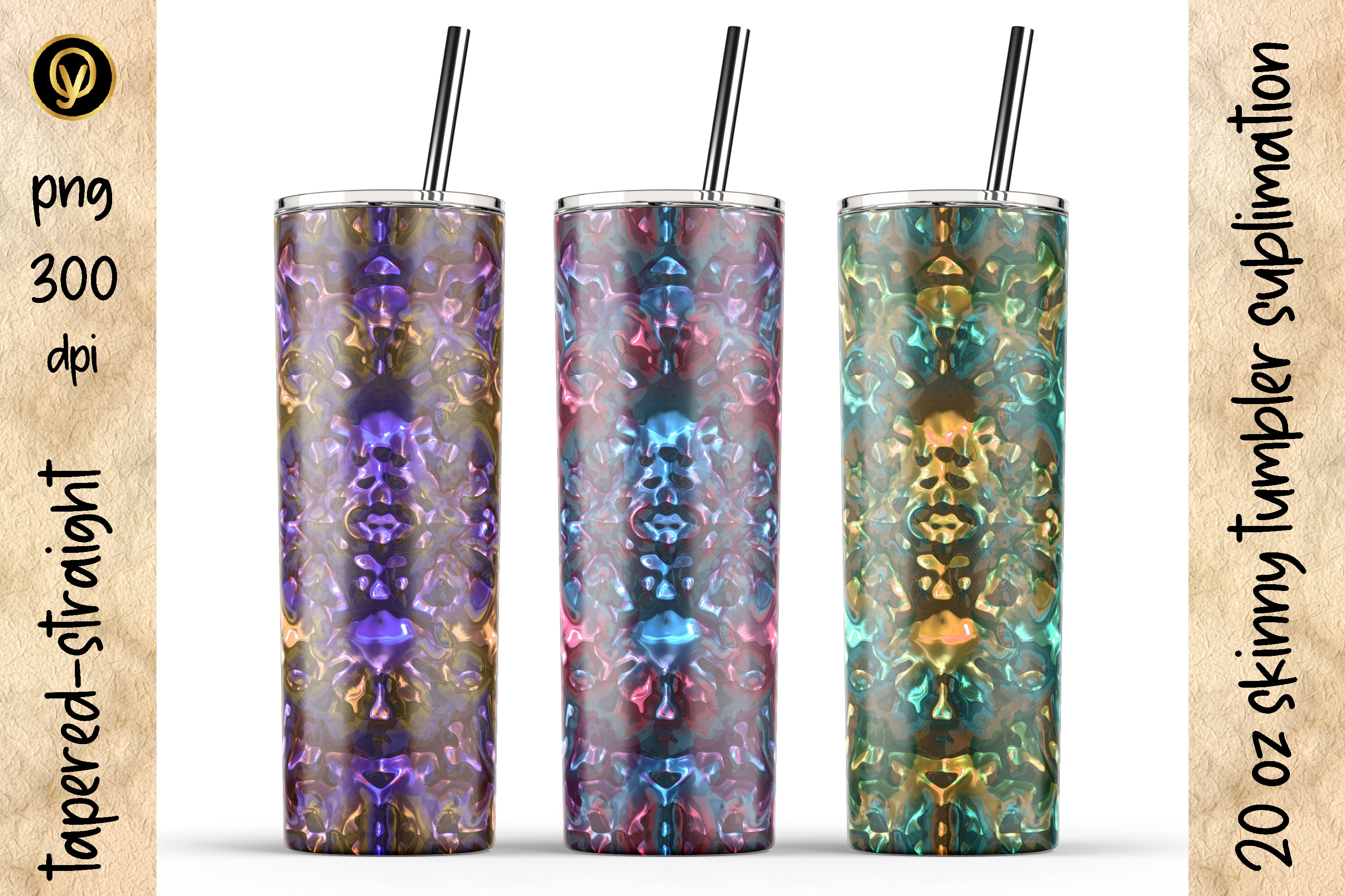 20 Oz Skinny Tumbler Sublimation Design. Graphic by Oyonni design ...