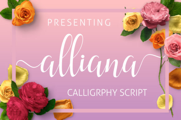 Alliana Script & Handwritten Font By Musafir LAB