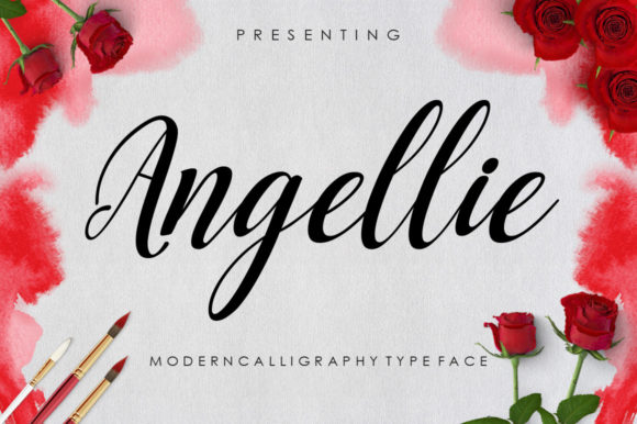 Angellie Script & Handwritten Font By Musafir LAB