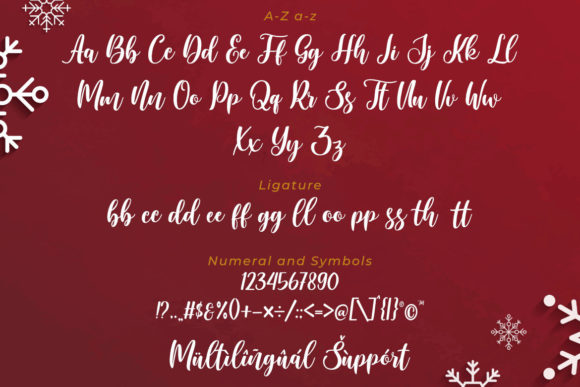 Beloved Christmas Font - Preview 6