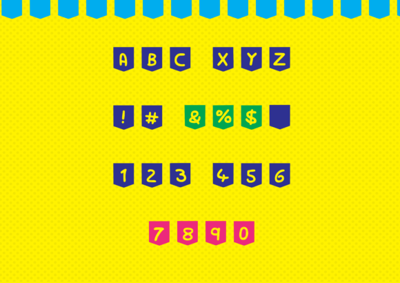 Birthday Banner Font - Preview 1