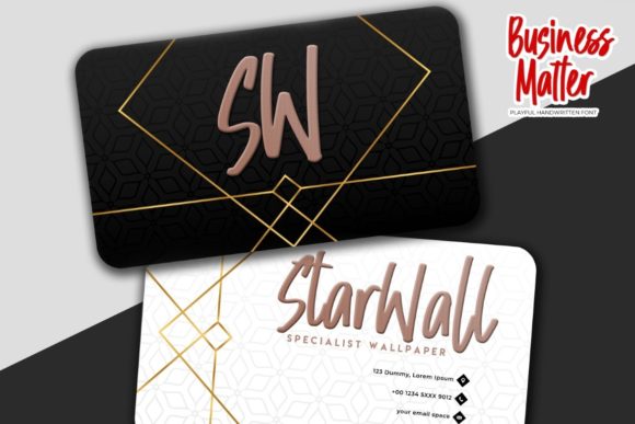 Business Matter Font - Preview 4