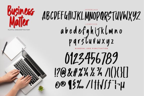 Business Matter Font - Preview 6