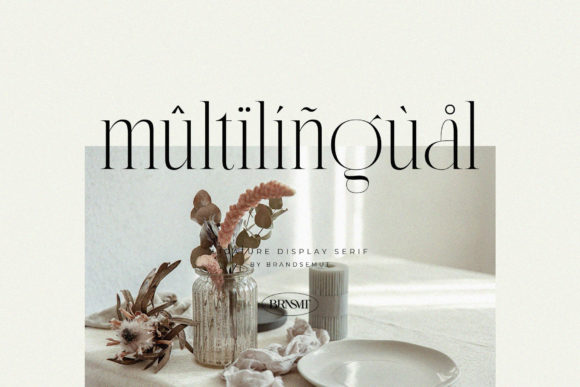 Cannia || Ligature Typeface Font - Preview 5