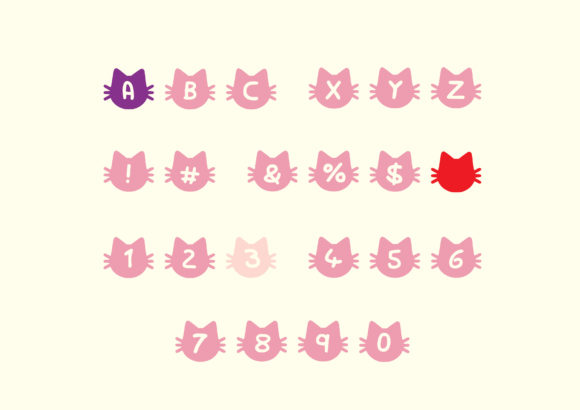 Cat Play Font - Preview 1