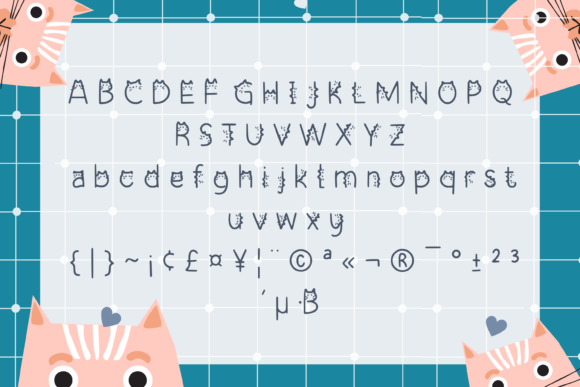 Cattie Font PNG with transparent background - Preview 1